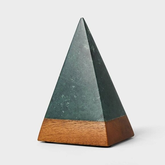 Threshold Studio McGee Marble and Wood Christmas Green Medium - Target 2023 - Picture 1 of 6
